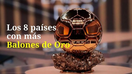 Los 8 países con más Balones de Oro
