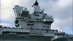 HMS Queen Elizabeth sails into Portsmouth