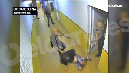 Actuación policial en el CIE de Barcelona