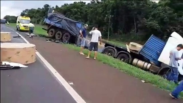 Grave acidente é registrado na BR-277, em Céu Azul; uma pessoa morreu