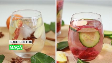 Sucos Detox: Maçã