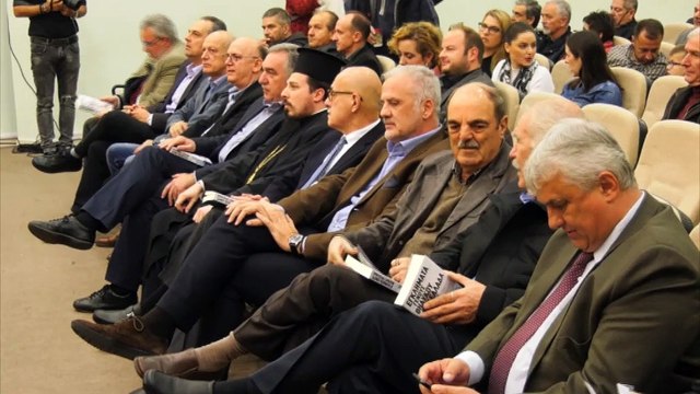 Λαμία: Πλήθος κόσμου στην παρουσίαση του νέου βιβλίου του Πάνου Σόμπολου «Εγκλήματα γένους θηλυκού»