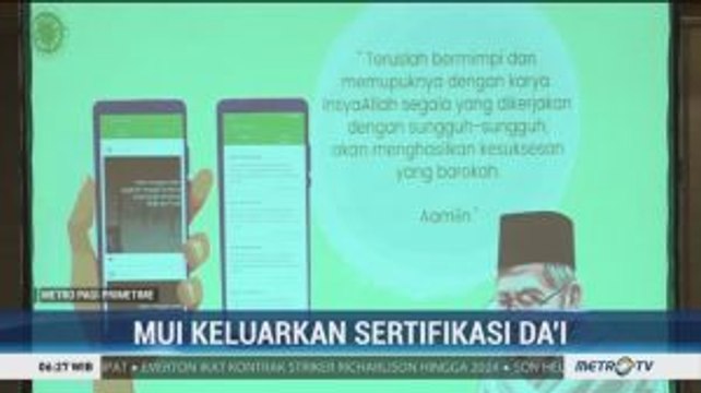 Cegah Paham Radikalisme, MUI Luncurkan Sertifikasi Da'i