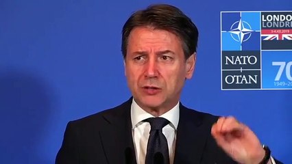 Conte in conferenza stampa al termine del vertice NATO. In diretta da Londra (04.12.19)