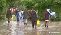 Severe flooding displaces hundreds in small Kenyan village