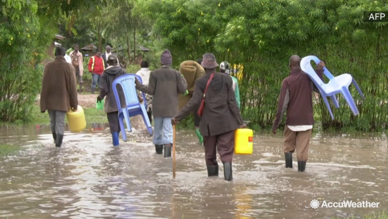 Severe flooding displaces hundreds in small Kenyan village