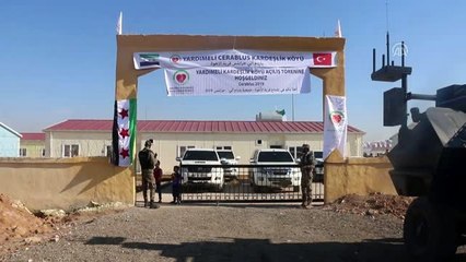 Cerablus'ta yetim ailelerine konut yardımı