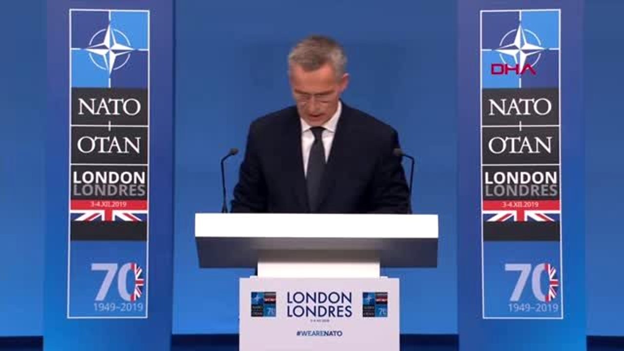 Nato genel sekreteri jens stoltenberg, liderler zirvesi sonrası konuştu