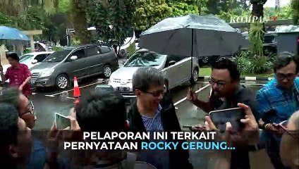 PDIP Laporkan Rocky Gerung