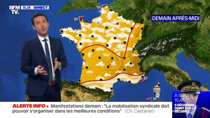 La météo pour ce jeudi 5 décembre 2019