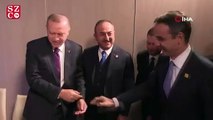 Erdoğan, Yunanistan Başbakanı Miçotakis’i kabul etti