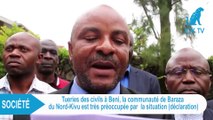 La communauté BARAZA du Nord-Kivu demande au gouvernement d'intervenir face aux tueries de civils