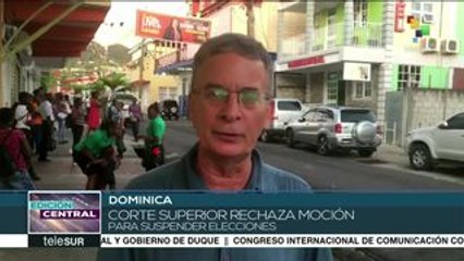 Dominica: Corte Superior rechaza moción para suspender elecciones