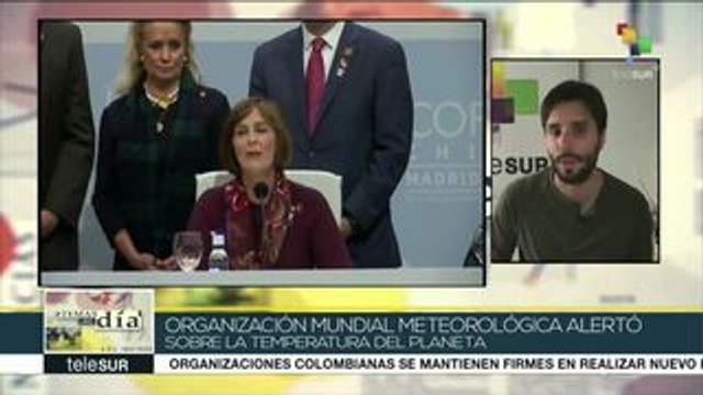 COP25: Organización Mundial Meteorológica alerta por temperaturas
