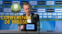 Conférence de presse AJ Auxerre - Valenciennes FC (1-1) : Jean-Marc FURLAN (AJA) - Olivier GUEGAN (VAFC) - 2019/2020
