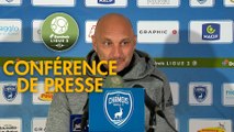 Conférence de presse Chamois Niortais - AC Ajaccio (0-1) : Pascal PLANCQUE (CNFC) - Olivier PANTALONI (ACA) - 2019/2020