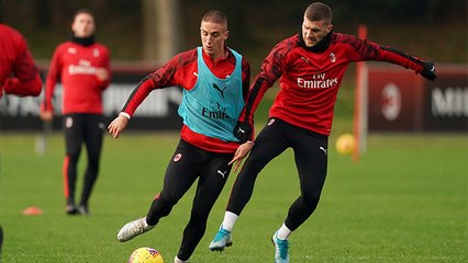 Ritmo e intensità a Milanello