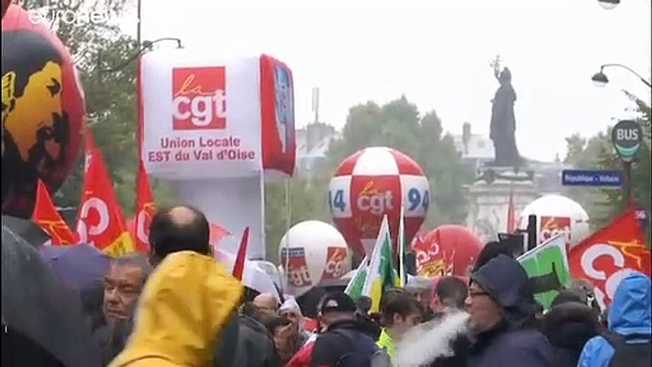 Kräftemessen ab dem 5.12.: Gewerkschaften und Gelbwesten gegen Macron