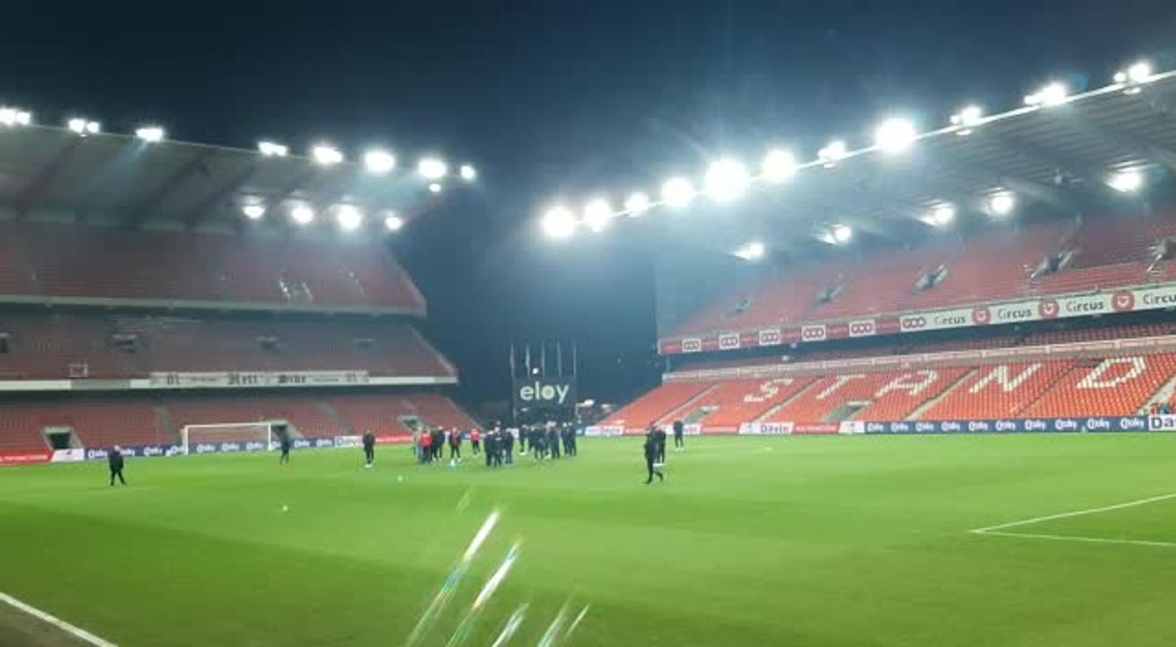 Coupe de Belgique: les joueurs de Rebecq découvrent Sclessin