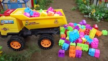 Bridge Toy Vehicles, Dump Trucks Building Blocks Toys