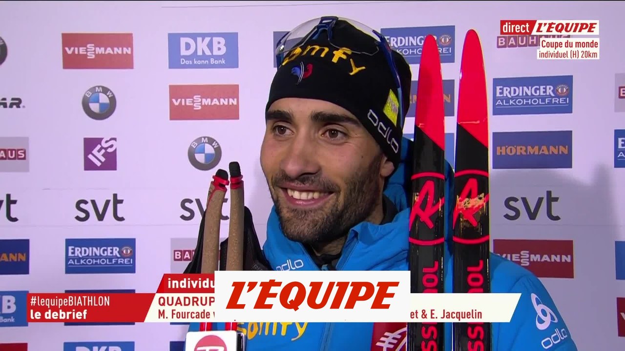 Fourcade «Fier de revenir avec ce maillot jaune» - Biathlon - CM (H)