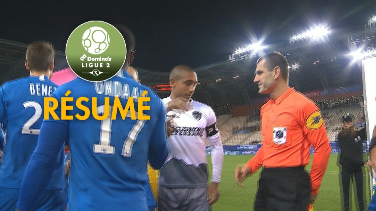 Grenoble Foot 38 - Clermont Foot (1-1)  - Résumé - (GF38-CF63) / 2019-20