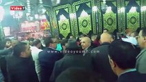 هاني شاكر وحجازي متقال ونخنوخ في عزاء شعبان عبد الرحيم