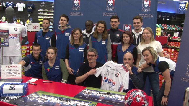 Après-midi chez notre partenaire Intersport avec Jessy Deminguet, Benjamin Jeannot et Caleb Zady Sery