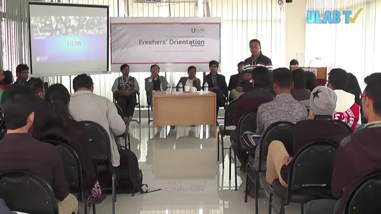 MSJ Freshers' Orientatin of ULAB, Spring'16