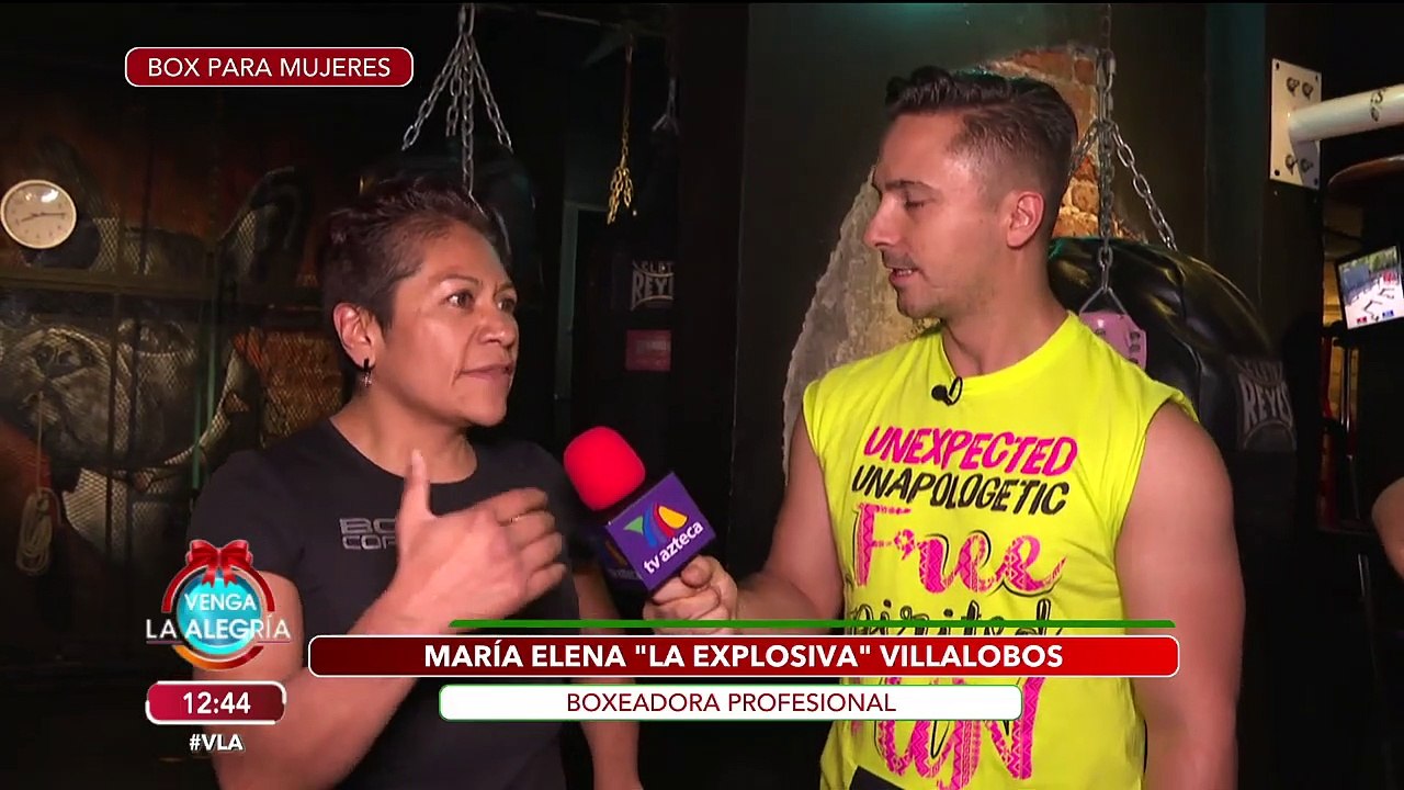 ¡Box para mujeres! Baja de peso y aprende técnicas de defensa personal. | Venga La Alegría