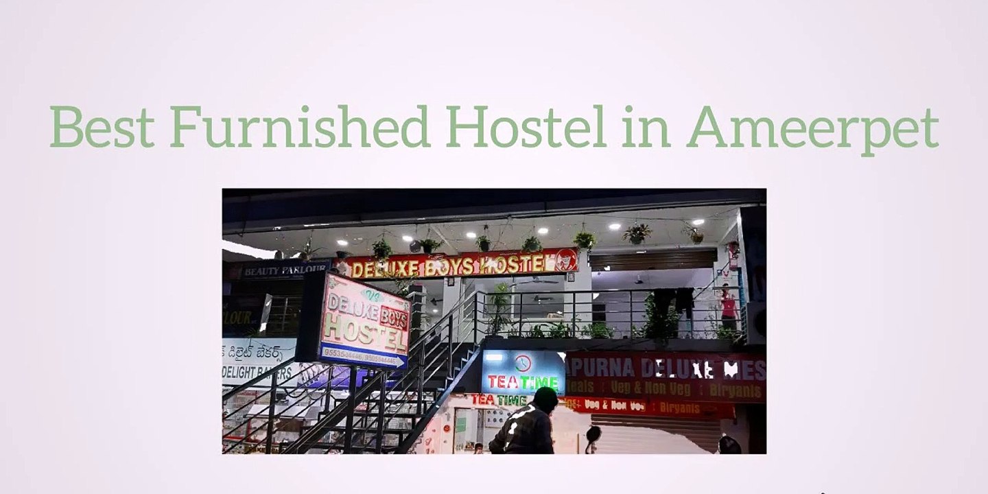 Deluxe Hostel In Ameerpet