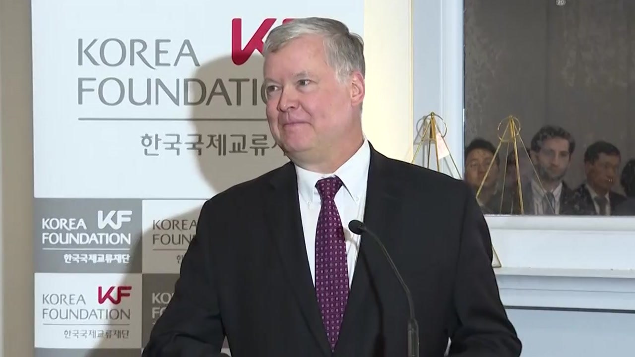 비건 "대북협상, 희망 만큼 진전 못 이뤄...포기는 않을 것" / YTN