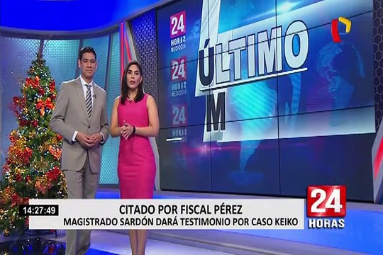 Fiscal José Domingo Pérez cita a magistrado Sardón por caso Keiko Fujimori
