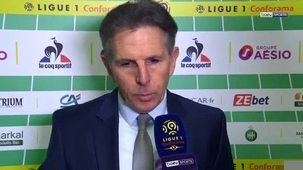 Claude Puel : "On est capable de jouer aux ballons"