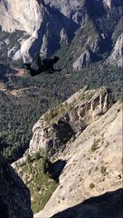 1000 Foot Rope Swing Jump in Yosemite