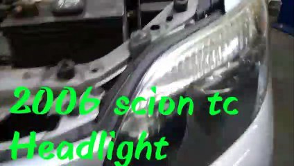 2006 scion tc headlight Bulb replacement
