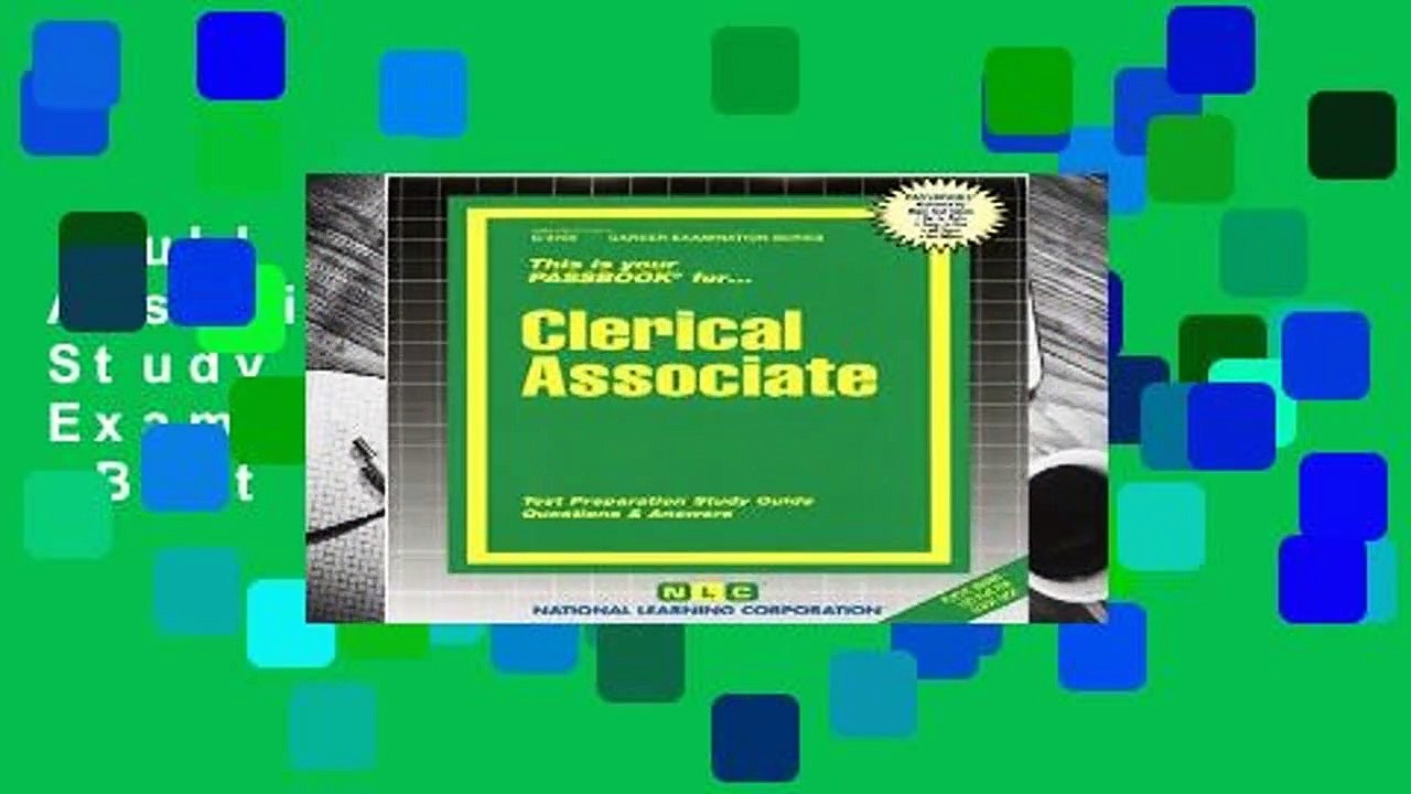 Full version  Clerical Associate: Passbooks Study Guide (Career Examination Series)  Best Sellers