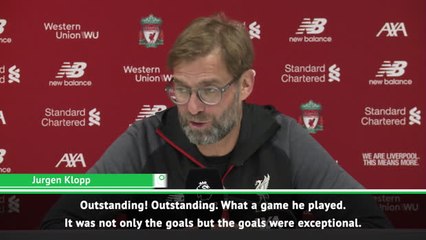 Klopp hails 'outstanding' Origi