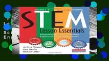 Full E-book  Stem Lesson Essentials, Grades 3-8: Integrating Science, Technology, Engineering,