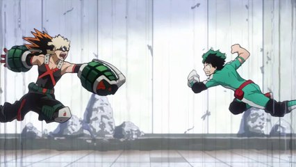 Midoriya & Uraraka vs Bakugo & lida_60FPS