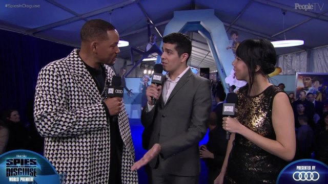 Will Smith Reveals He Just Met His 'Spies in Disguise' Costar Tom Holland Today — And Did an Escape Room!