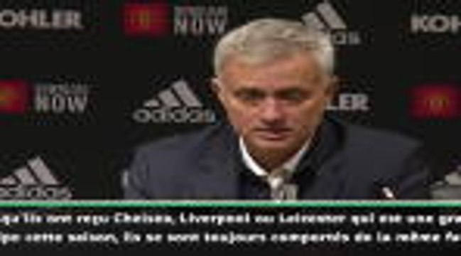 15e j. - Mourinho : Man United est plus à l'aise face aux grandes équipes