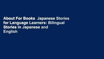 About For Books  Japanese Stories for Language Learners: Bilingual Stories in Japanese and English