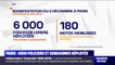 Manifestation du 5 décembre: 6000 policiers et gendarmes seront déployés à Paris