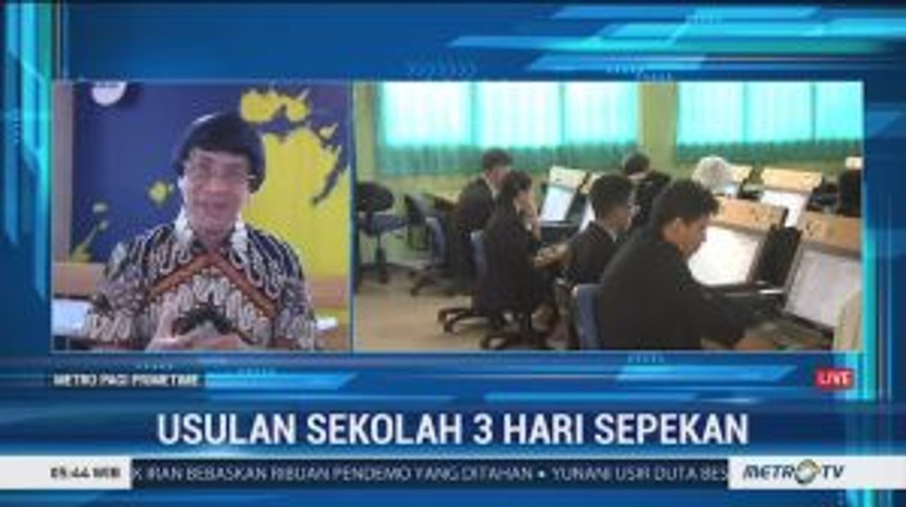Kak Seto: Sekolah Tiga Hari dalam Sepekan Terbukti Efektif