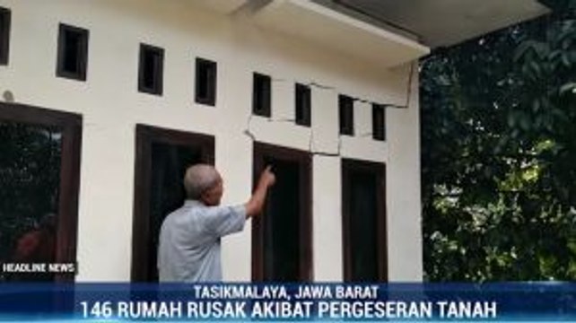 Warga Tasikmalaya Waspada Pergerakan Tanah