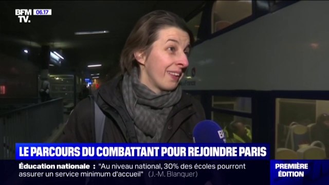 Cette usagère des Yvelines s'est organisée pour rejoindre Paris