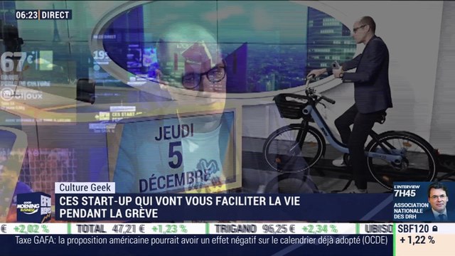 Culture Geek : Ces startups qui vont vous faciliter la vie pendant la grève, par Anthony Morel - 05/12