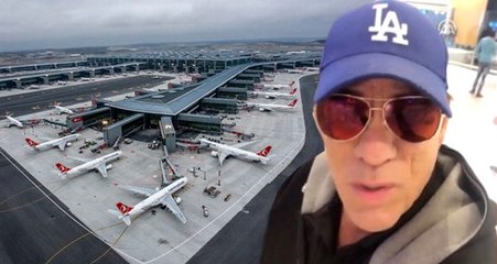 Amerikalı oyuncu Robert Davi'den İstanbul Havalimanı'na övgü