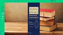 Full version  Nursing Research: Generating and Assessing Evidence for Nursing Practice  Best